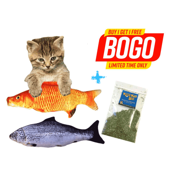Catnip Fish Kickers Buy One Get One FREE