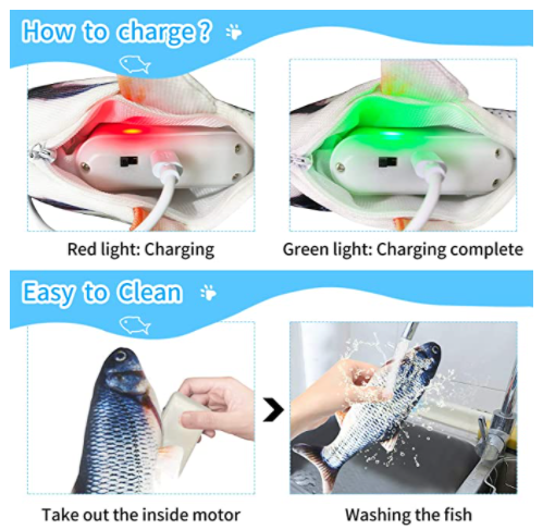 USB Electric Flopping Fish Kicker