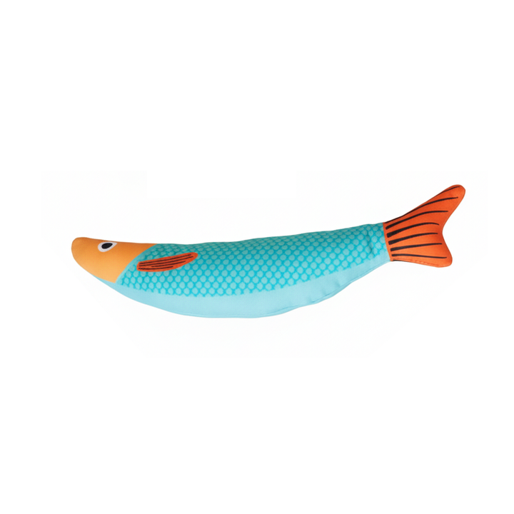 Fish Crinkle Kicker Toy