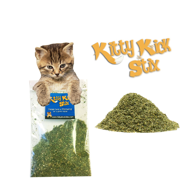 Kitty Kick Stix Premium Catnip Bag