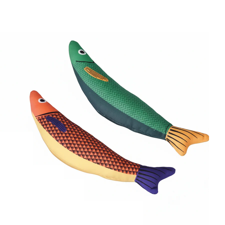 Fish Crinkle Kicker Toy