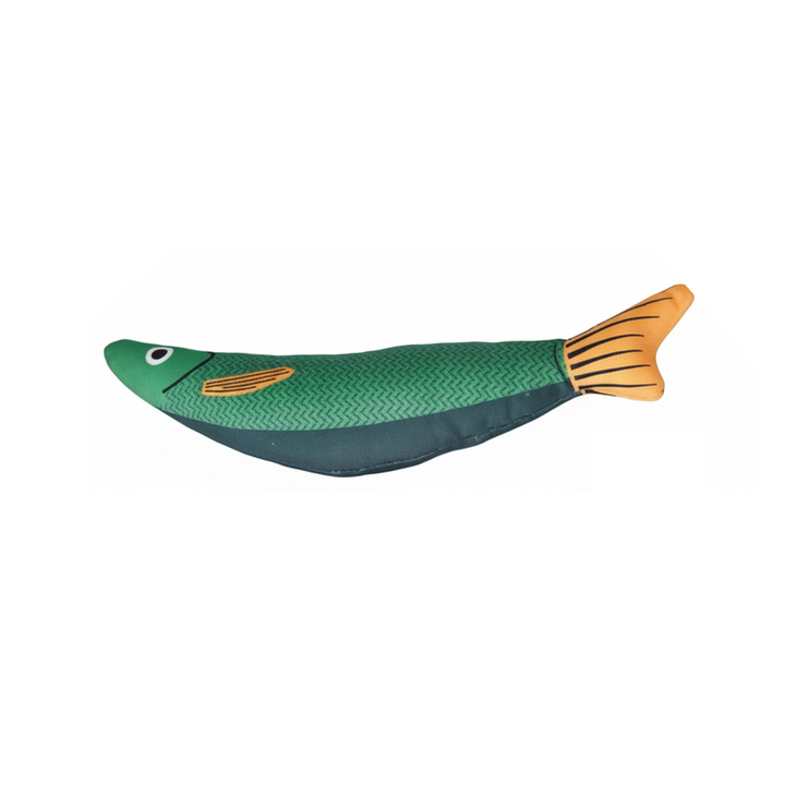 Fish Crinkle Kicker Toy