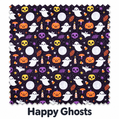 Happy Ghosts fabric