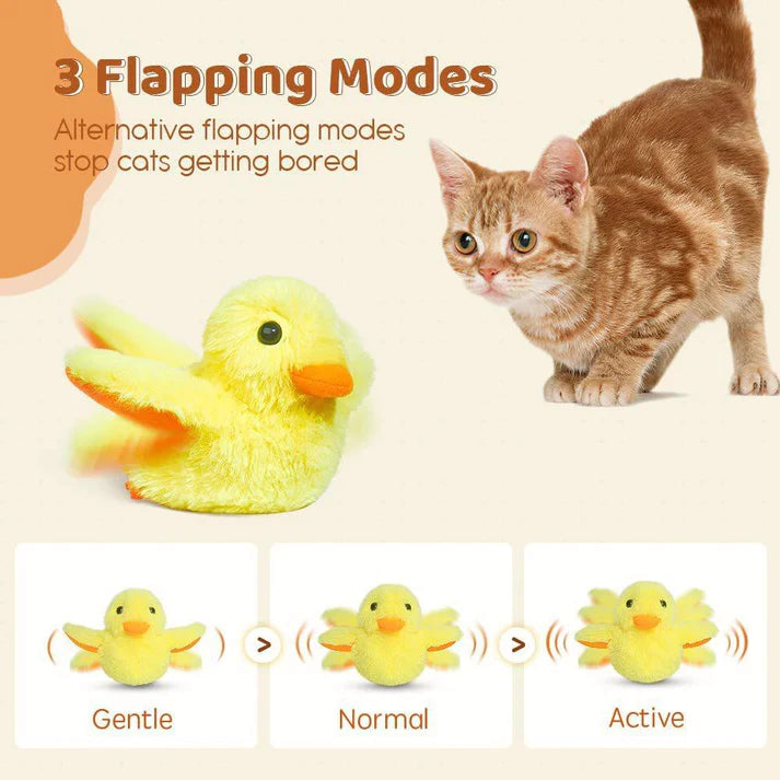 Flapping Bird Interactive Cat Toy w/ Sounds