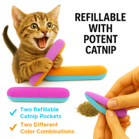10" Refillable Catnip Kickers